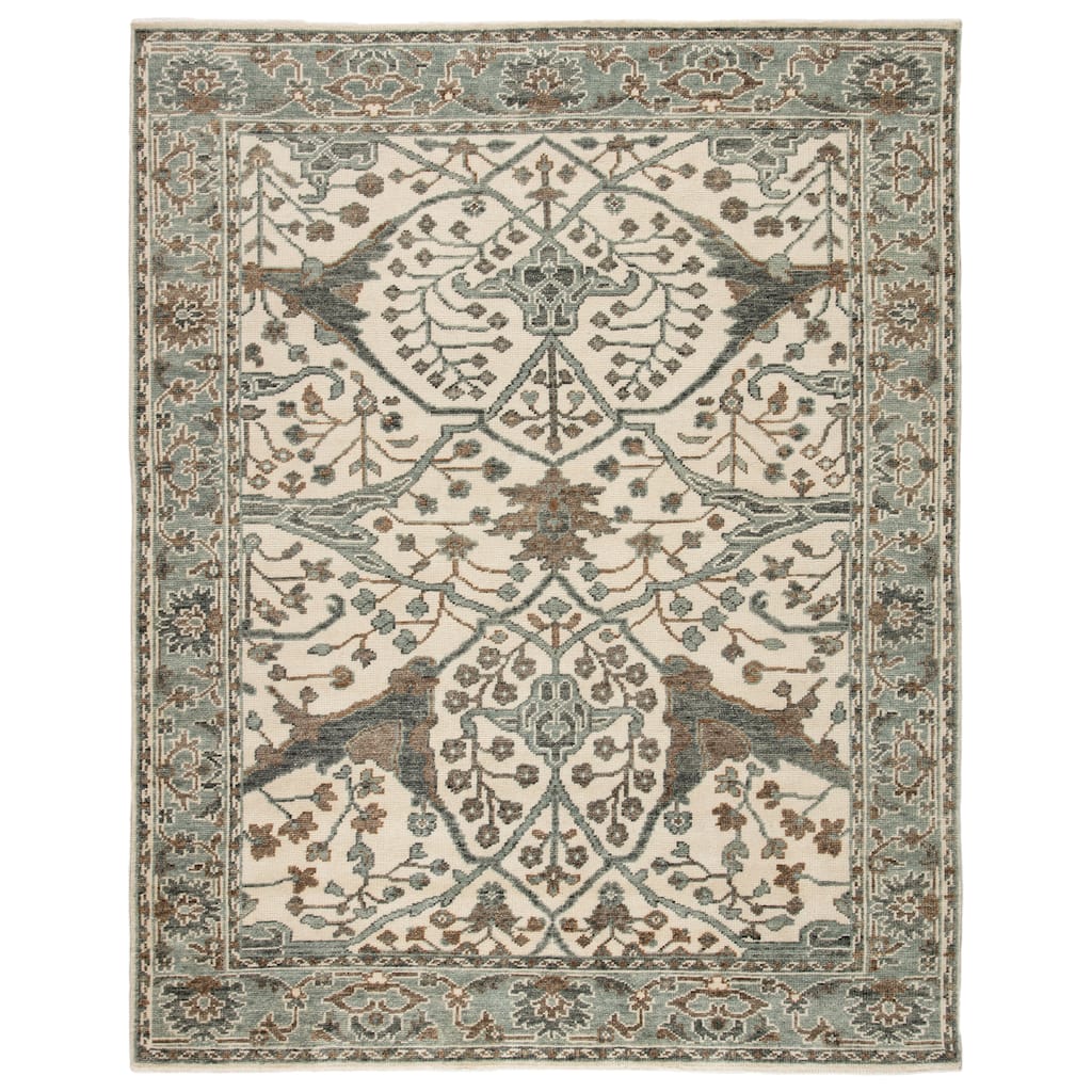 Lynn Hand-Knotted Medallion Area Rug