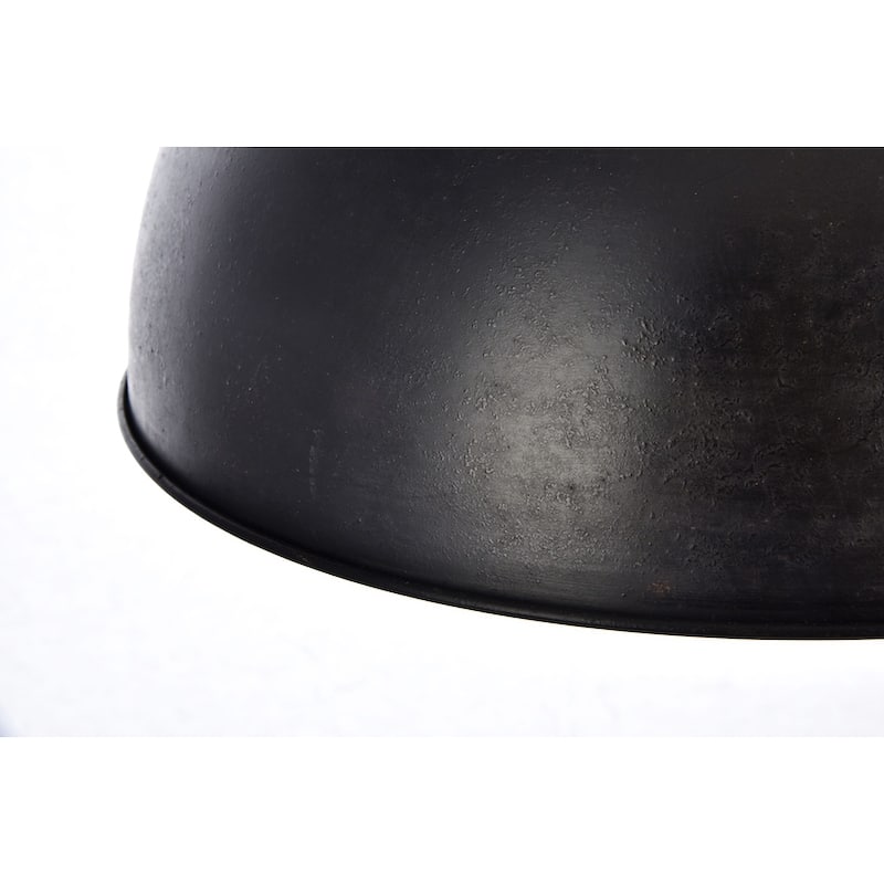 Merce Collection Pendant D15 H10 Lt:1 Vintage Black Finish