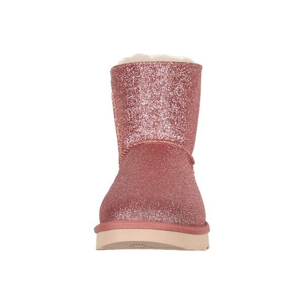 pink sparkle uggs with bows