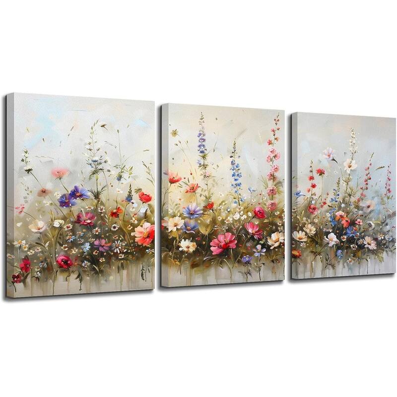 Nature Floral Botanical Wall Art Prints - 12 x 16