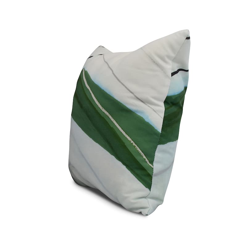 16 x 16 inch Boat Bow Left Geometric Print Pillow