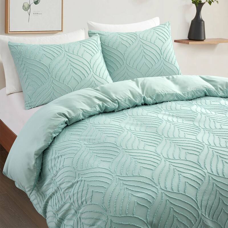 3-Piece Embroidery Duvet Cover & Pillowcase Set