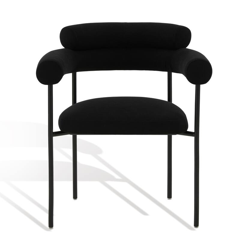 SAFAVIEH Couture Frouwe Curved Back Dining Chair (Fully Assembled) - 26Wx21Dx30H