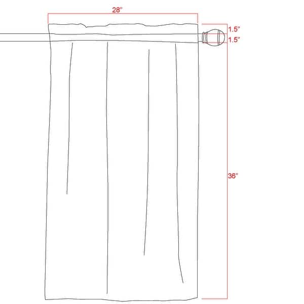 Serenta Kitchen Curtain 3 Pieces Set (Rod Pocket Tier Pair / Valance