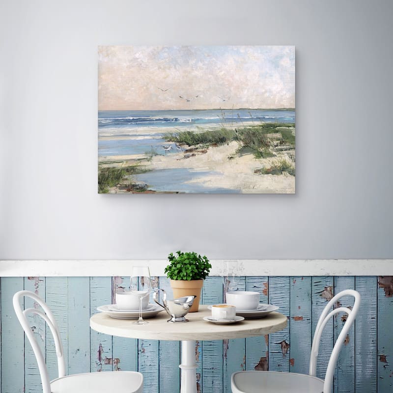 Soft Morning Sea by Sally Swatland Canvas Art Print