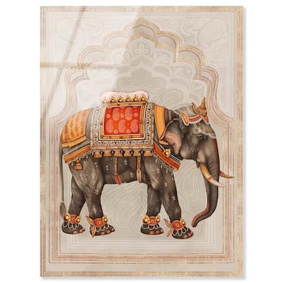 Elephant Queen Acrylic by Art Remedy, Ready to Hang