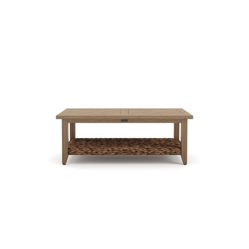 Winston Cayman Seagrass Weave Heritage Brown Coffee Table