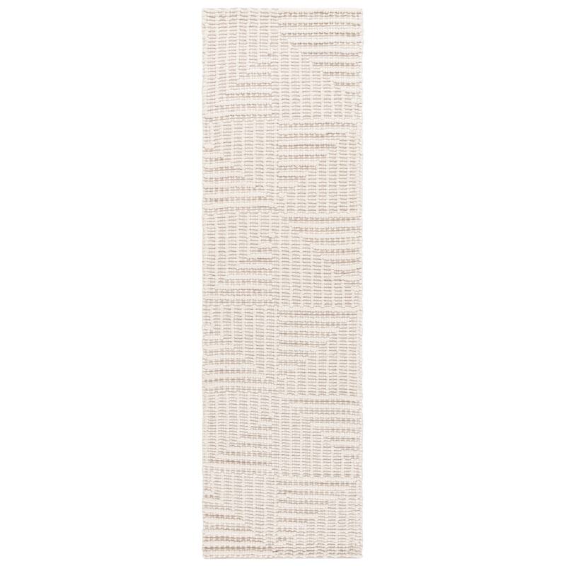 SAFAVIEH Hand-Loomed Natura Ravit Transitional Wool Rug - 2'3" x 8' Runner - Ivory