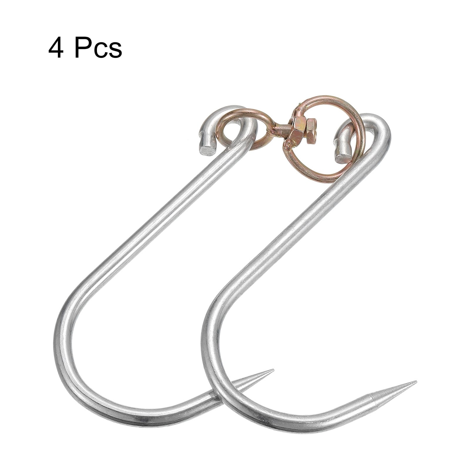 Meat Hooks, Stainless Steel Butcher Hooks for Processing Meats - Silver  Tone - Bed Bath & Beyond - 37683621