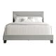 preview thumbnail 19 of 31, CraftPorch 4-pieces Contemporary Grey Bed with Dark Grey Furniture Bedroom Set Grey - Full