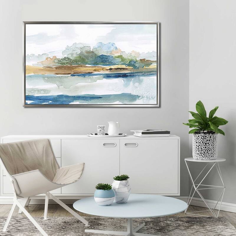 "Blue Solace" Print on Floating Canvas
