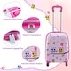 preview thumbnail 12 of 38, Costway 5 PCS Kids Luggage Set with Backpack Neck Pillow Luggage Tag - See Details