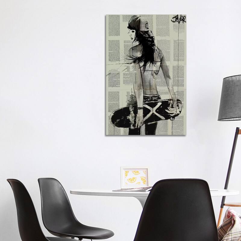 iCanvas "Sk8ter Gurl" by Loui Jover Canvas Print - 40x26x1.5