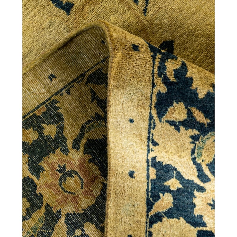 Overdyed One-of-a-Kind Hand-Knotted Area Rug - Gold - 5' 10" x 8' 10"