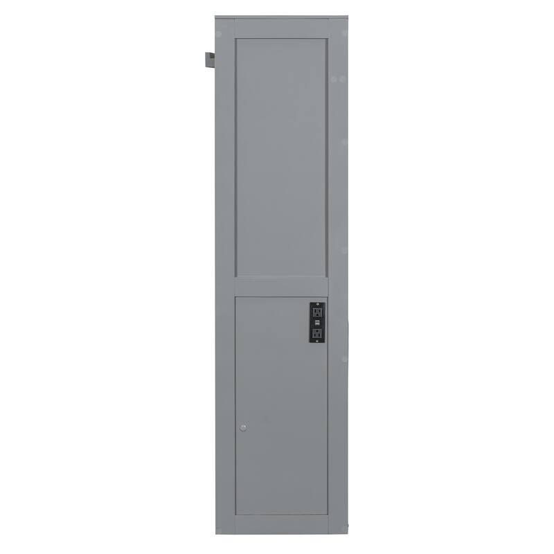 Multi-Function Full Size Murphy Bed - Space-Saving Wall Bed with Wooden Slats Support