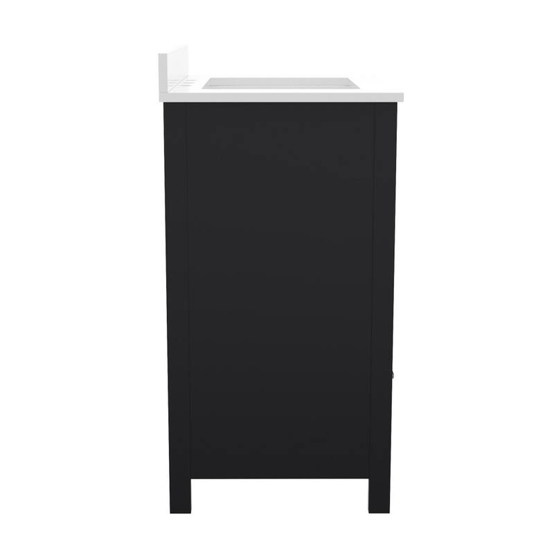 Bathroom Vanity with Undermount Sink, Cabinet, and Drawer