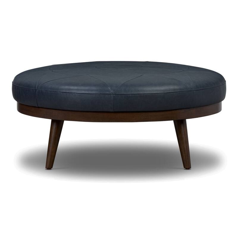 Poly & Bark Gio Ottoman - Full Grain Genuine Italian Leather