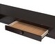preview thumbnail 51 of 52, Wooden Full Loft Bed with U-shaped Desk,Storage Compartments and Tri-fold Mirror