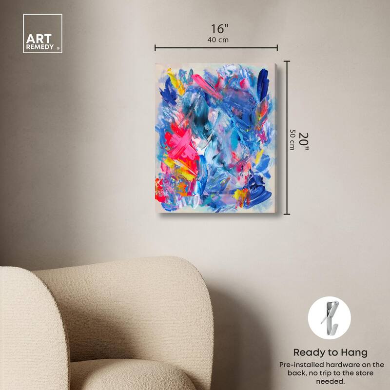 Colorburst Mirage Canvas by Art Remedy, Gallery Wrapped