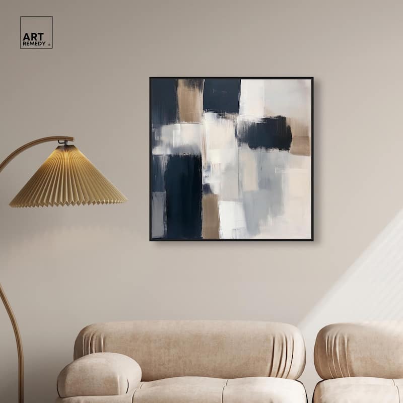 Blue Undertone II Canvas by Art Remedy
