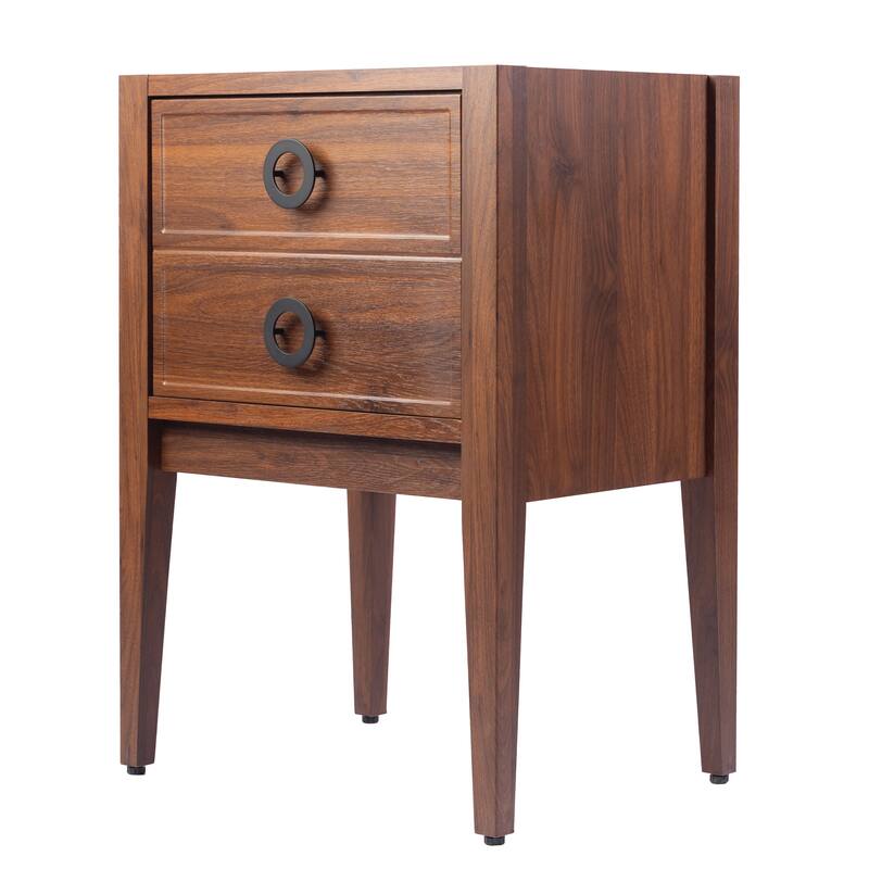 Corbin Classic 1-Drawer Bath Vanity Base Only (Sink Basin Not Included) - Walnut - 23.31L x 17.87W x 33.03H