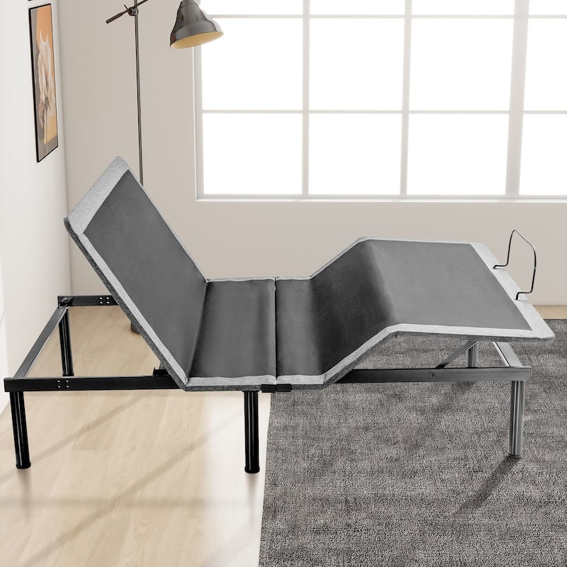 Adjustable Bed Frame, Head & Foot Incline, Wireless Remote Control, Zero Gravity Adjustable Bed Base