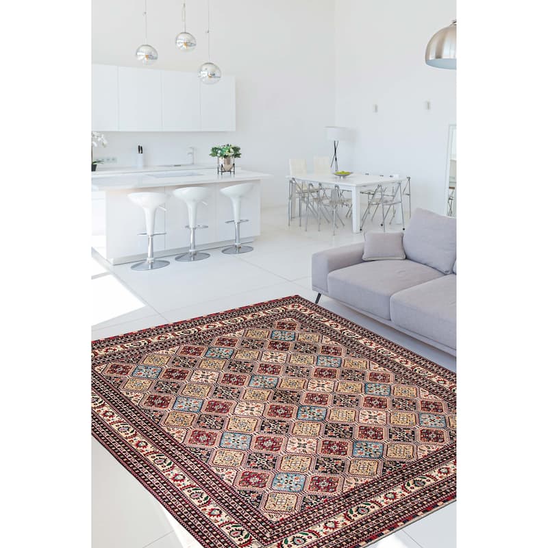 ECARPETGALLERY Hand-knotted Finest Khal Mohammadi Red Wool Rug - 9'10 x 12'10