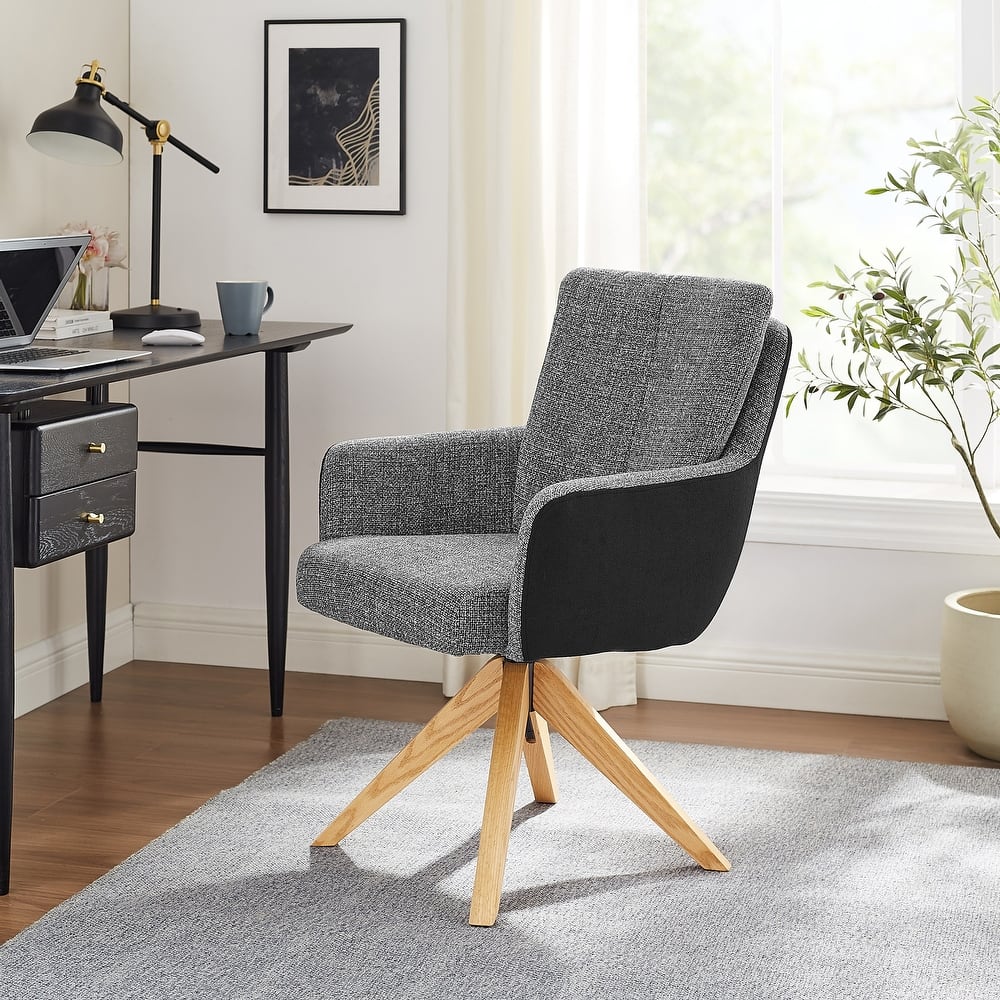 Art Leon Mid-century Modern Swivel Home Office Desk Chair