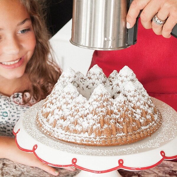 Nordic Ware Pine Forest Bundt Pan, Metallic. Opens flyout.