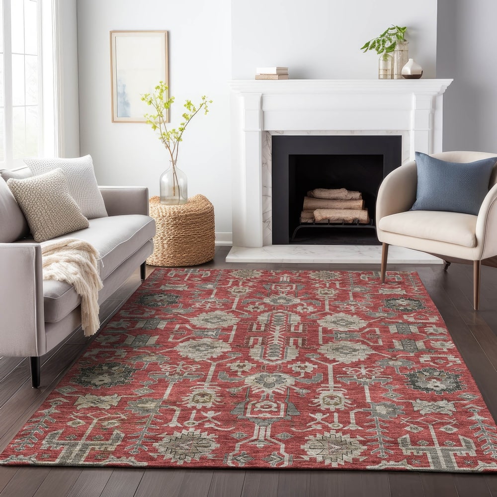Premium Washable Super Soft Traditional Global Mayfield Rug