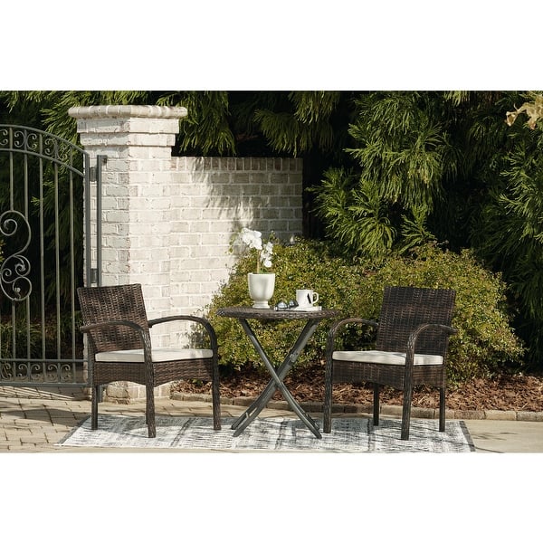 slide 2 of 8, Anchor Lane Chairs with Cushion/Table Set of 3