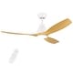 preview thumbnail 5 of 58, YUHAO 56 inch 6 Speed Quiet DC Motor Indoor Matte White Ceiling Fans with Lights and Remote Control
