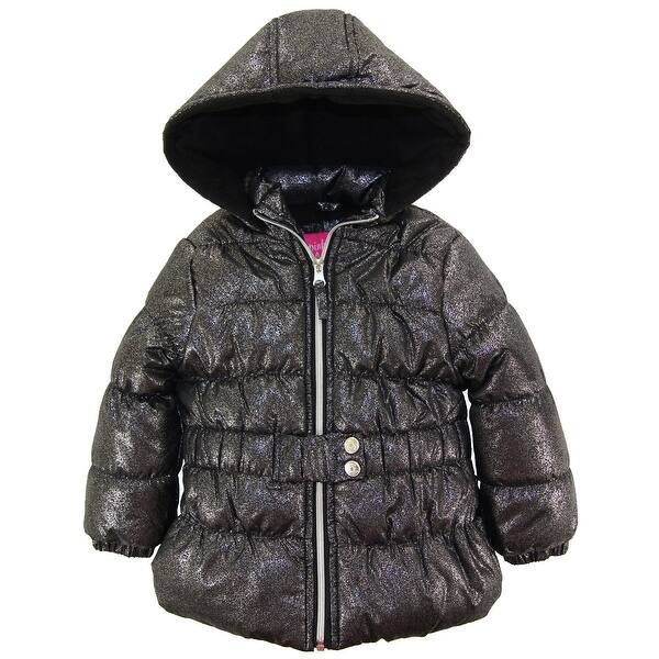 Shop Pink Platinum Toddler Girls Solid Color Winter Jacket With