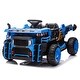 preview thumbnail 26 of 35, 24V Kids Two-Seater Ride-On Truck with 400W Motor, Electric Dump, Bluetooth, MP3 Music, and LED Lights ,Ages 3+ Blue