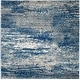 preview thumbnail 33 of 99, SAFAVIEH Evoke Erika Modern Abstract Distressed Rug 10' Square - Navy/Ivory - Square