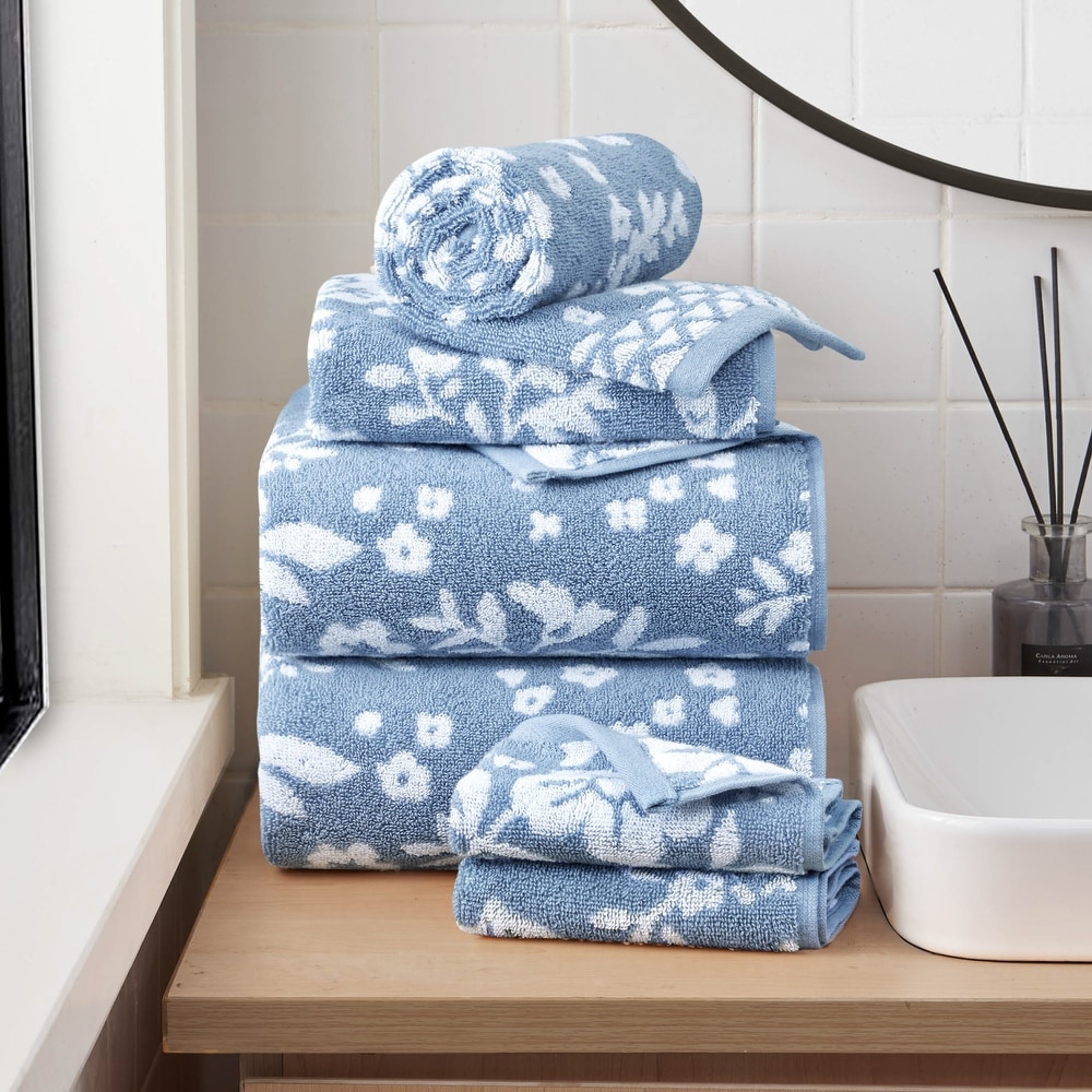 Blue Floral Bath Towels Bed Bath Beyond