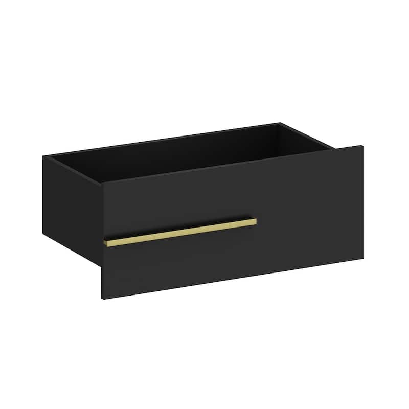 Extendable Modern TV Stand for TVs up Black/White Living Room Table