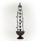 preview thumbnail 9 of 10, Alpine Corporation 41" Tall Indoor/Outdoor Metal Hanging 7-Cup Tiered Floor Water Fountain, Bronze