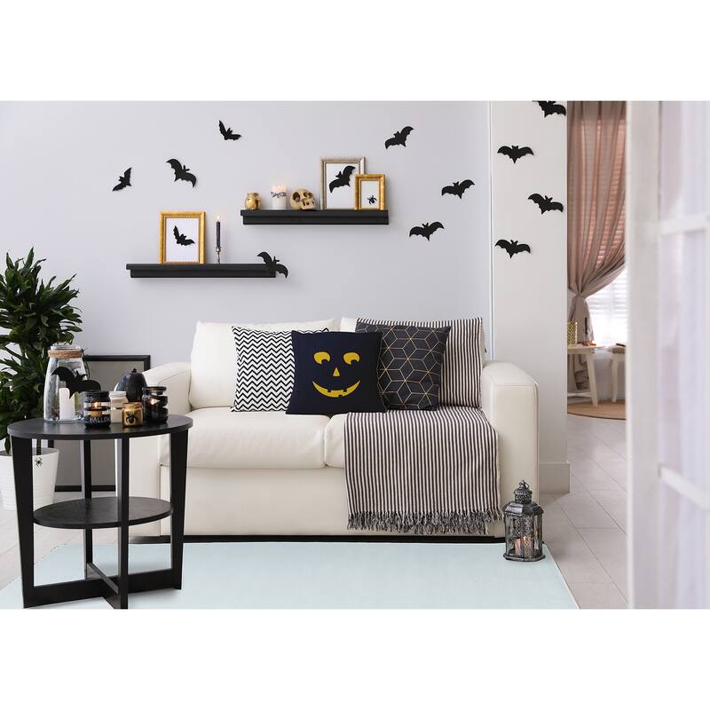 Halloween JackoLanternLeft Accent Pillow