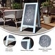 preview thumbnail 15 of 158, Wood A-Frame Magnetic Chalkboard Set-Markers, Stencils, and Magnets