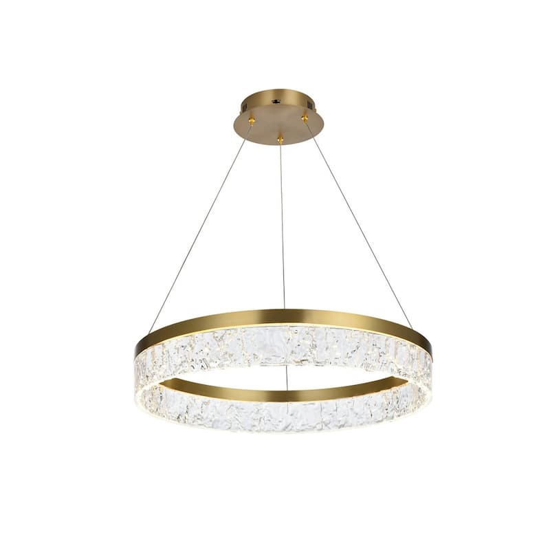 Elegant Lighting 2050D22 Linden 22" Wide LED Ring Chandelier - 2087