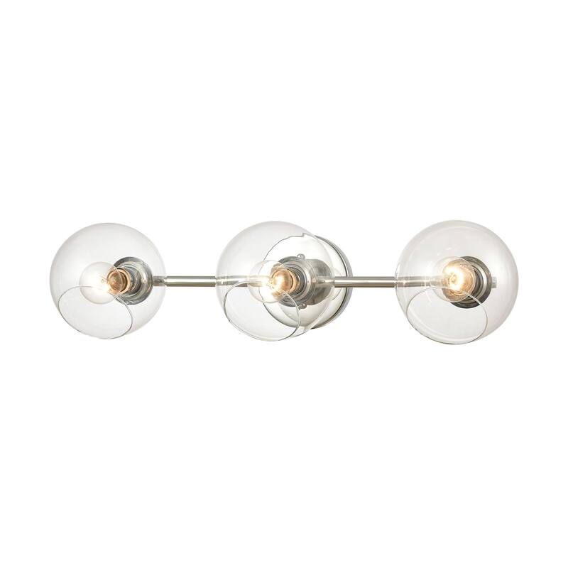 Claro 16-inch Wide 2-Light Vanity Light in Polished Chrome - 26
