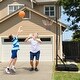 preview thumbnail 2 of 8, Basketball Hoop Height Adjustable Basketball System with Wheels and Fillable Base - 30" x 23" x 90"