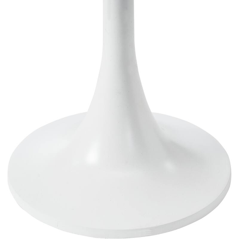 Renwil Alina Indoor Aluminum Table, White