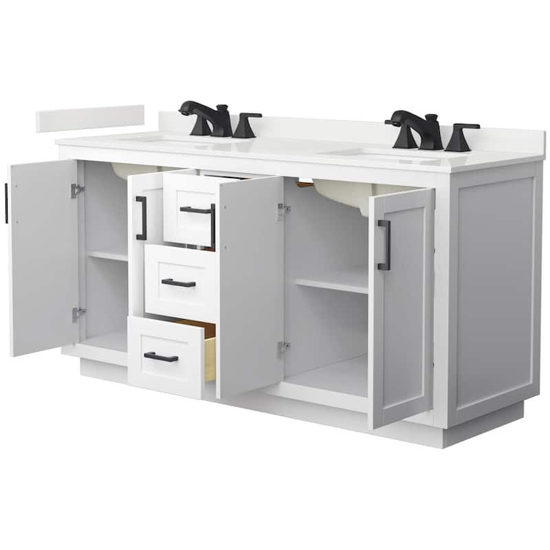 Wyndham Collection WCF292966D-QTZ-US3MXX Miranda 66" Free Standing