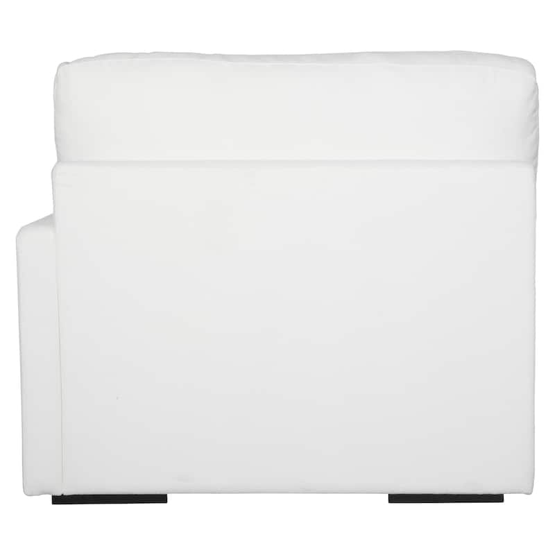 Uttermost Refuge Arctic White Right Arm Facing Sofa - 30"Hx 43.25"Wx 37.5 "D