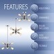 preview thumbnail 8 of 12, Bailey 17.5" Sputnik Metal LED Chandelier, Nickel by JONATHAN Y
