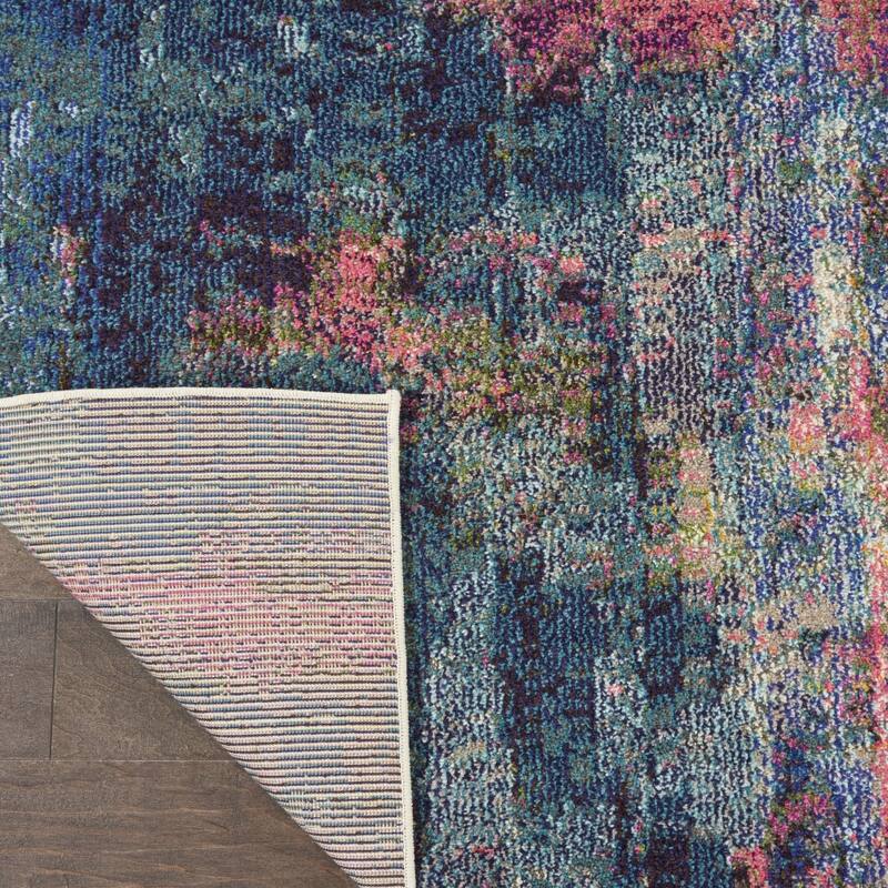 Power Loomed Abstract Modern Durable Area Rug - 168' X '120' X '0.5