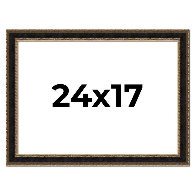24x17 Frame Gold Antique Vintage Sold Wood Picture Frame | 1.75 Inch