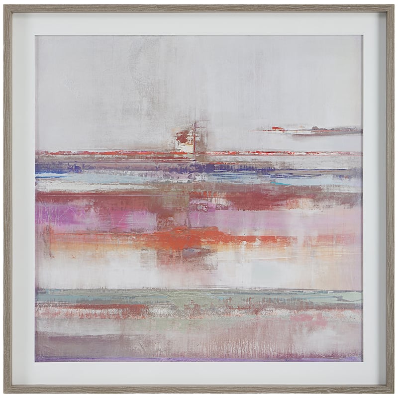Uttermost Torrent Abstract Art Framed Print - 56"x56"x3"